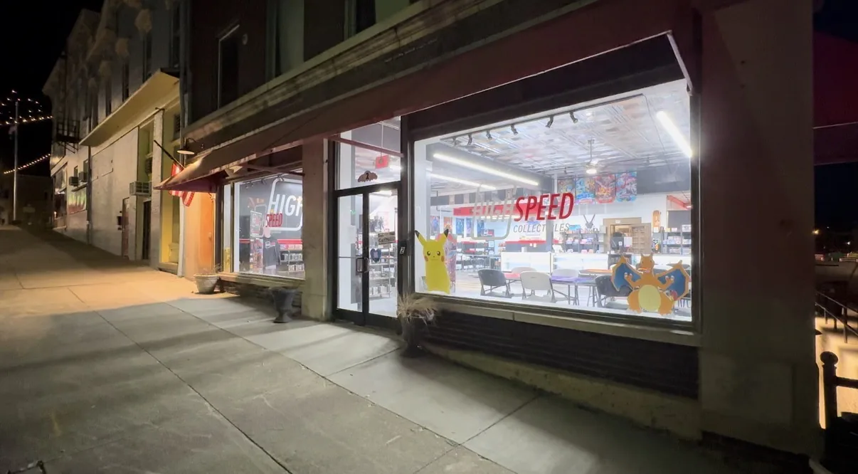 High Speed Collectibles storefront, where VaultXchange was built